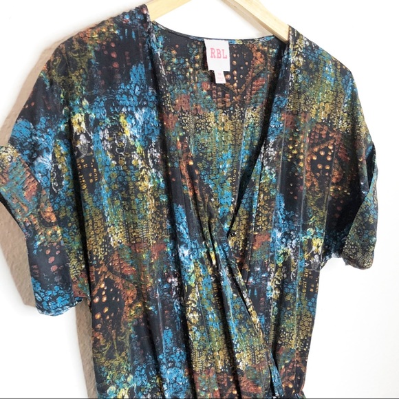 RBL Multicolored Patterned Jumpsuit Size Medium - Picture 3 of 4